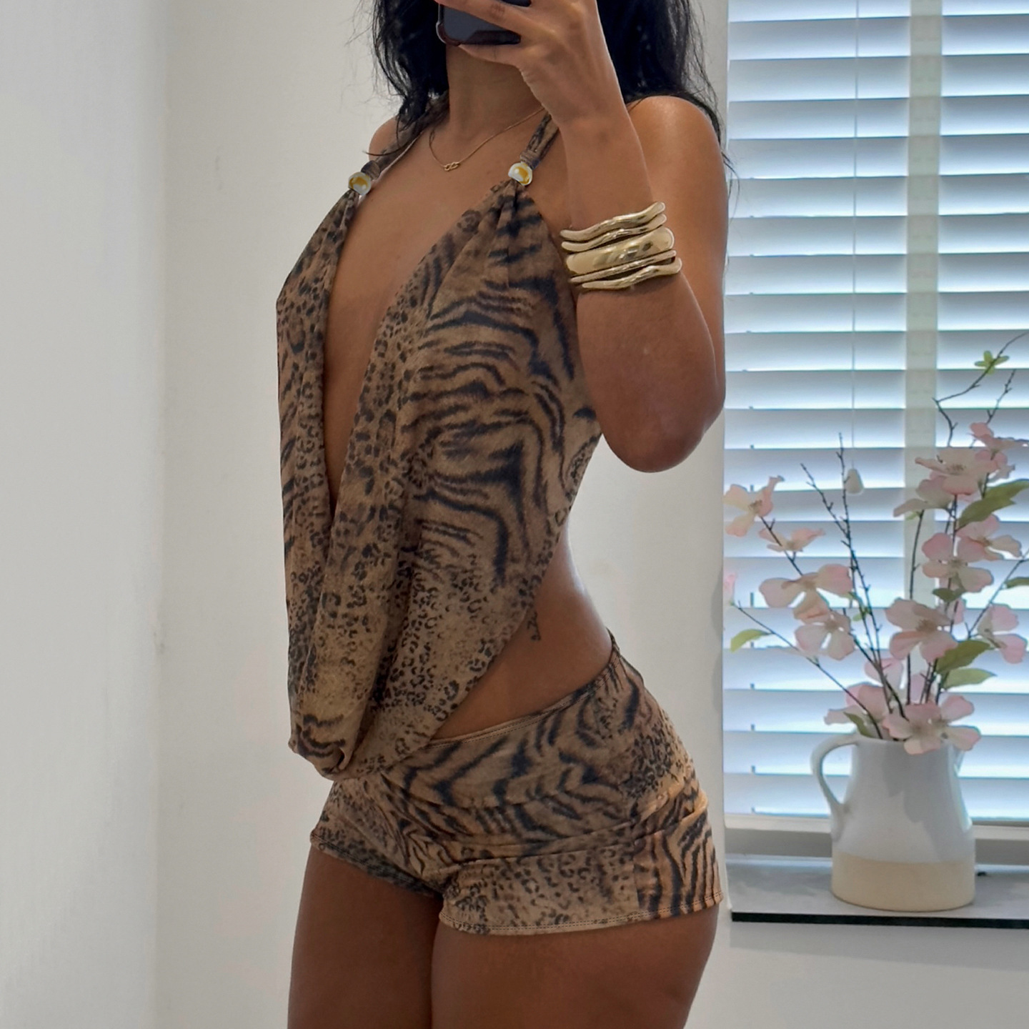 Summer Clothing Women Sale - Woman's Leopard Print 2 Piece Set