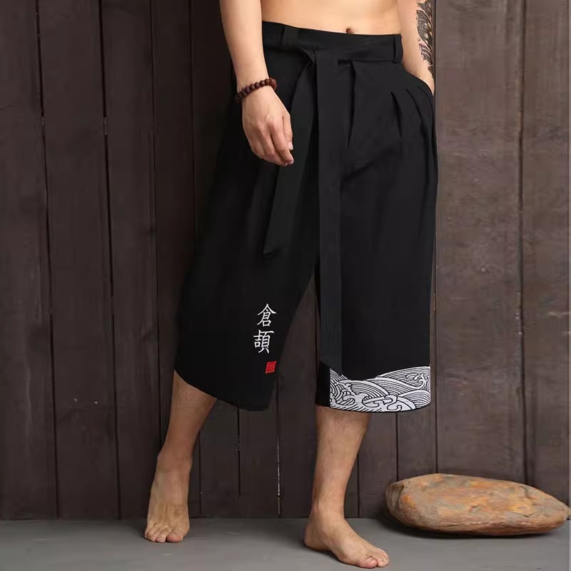 Japanese Summer Clothing Men - Japanese Kimono Traditional Pants Men Asian