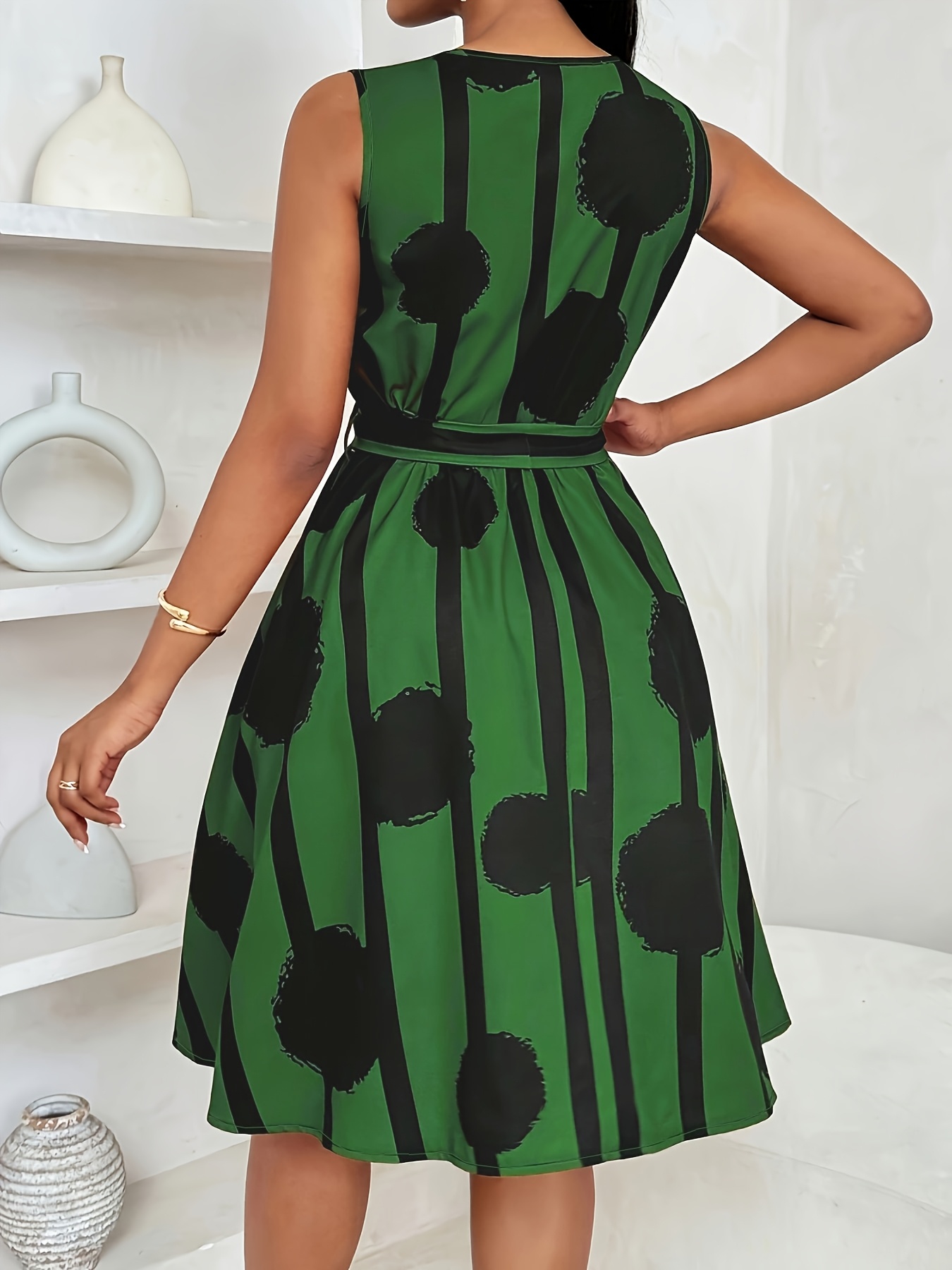Summer Clothing For 70 Year Old Woman - Women's Oversized Woven Dress Casual Bohemian