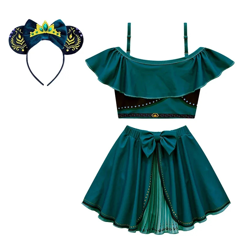 Swimsuit One Piece - ★Halloween Cosplay Costume Swimsuit Snow Queen