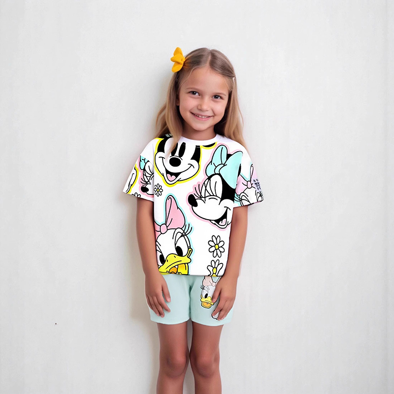 Summer Clothing Europe - Two-piece Toddler Summer Costume Minnie Mouse