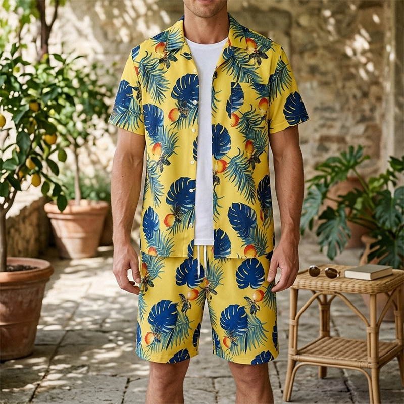Beach Shirt Hawaiian - Fashion Men's Hawaiian Party Beach Shirts
