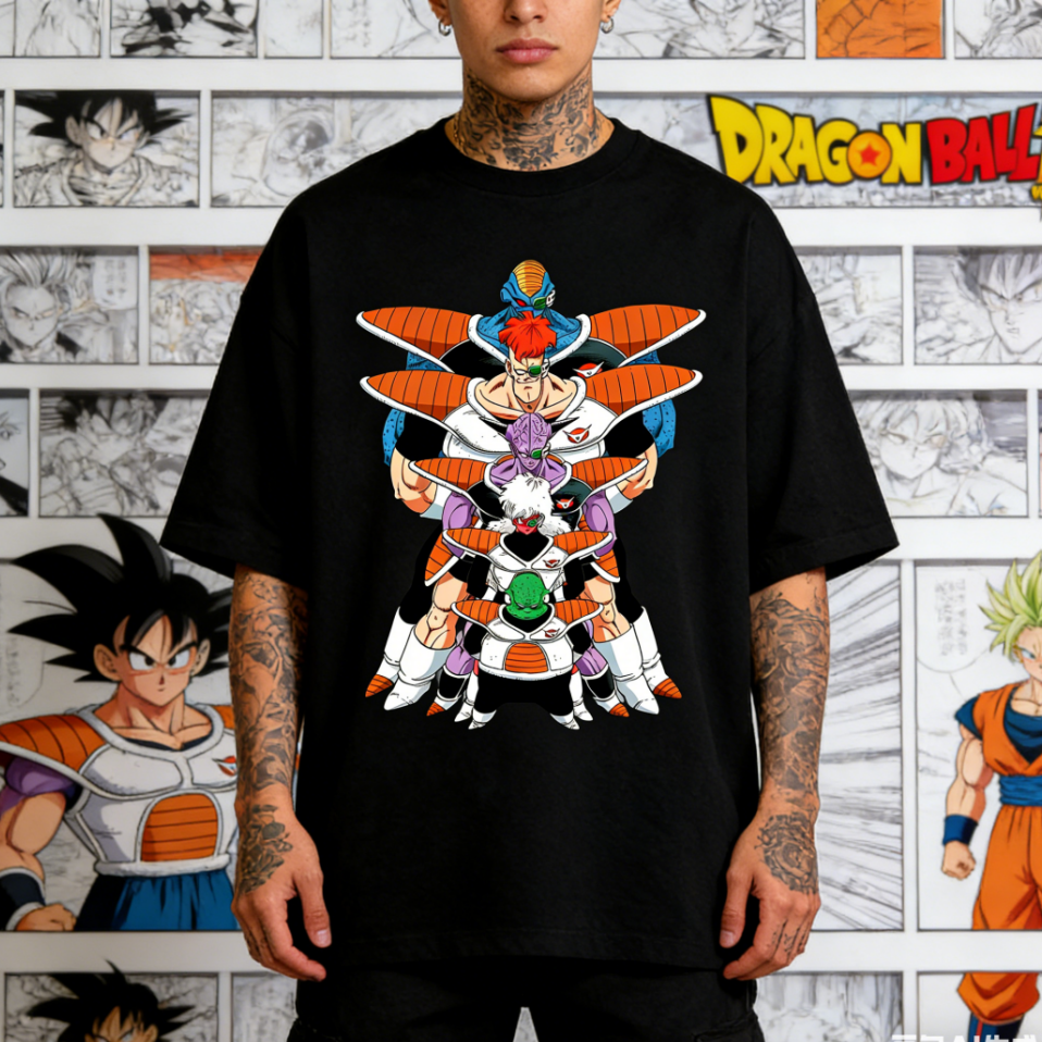 Japanese Summer Clothing Men - Dragon Ball Ginyu Force T-shirt Men