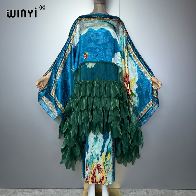 Summer Alt Clothing - WINYI Boho beach Pleated slim dress