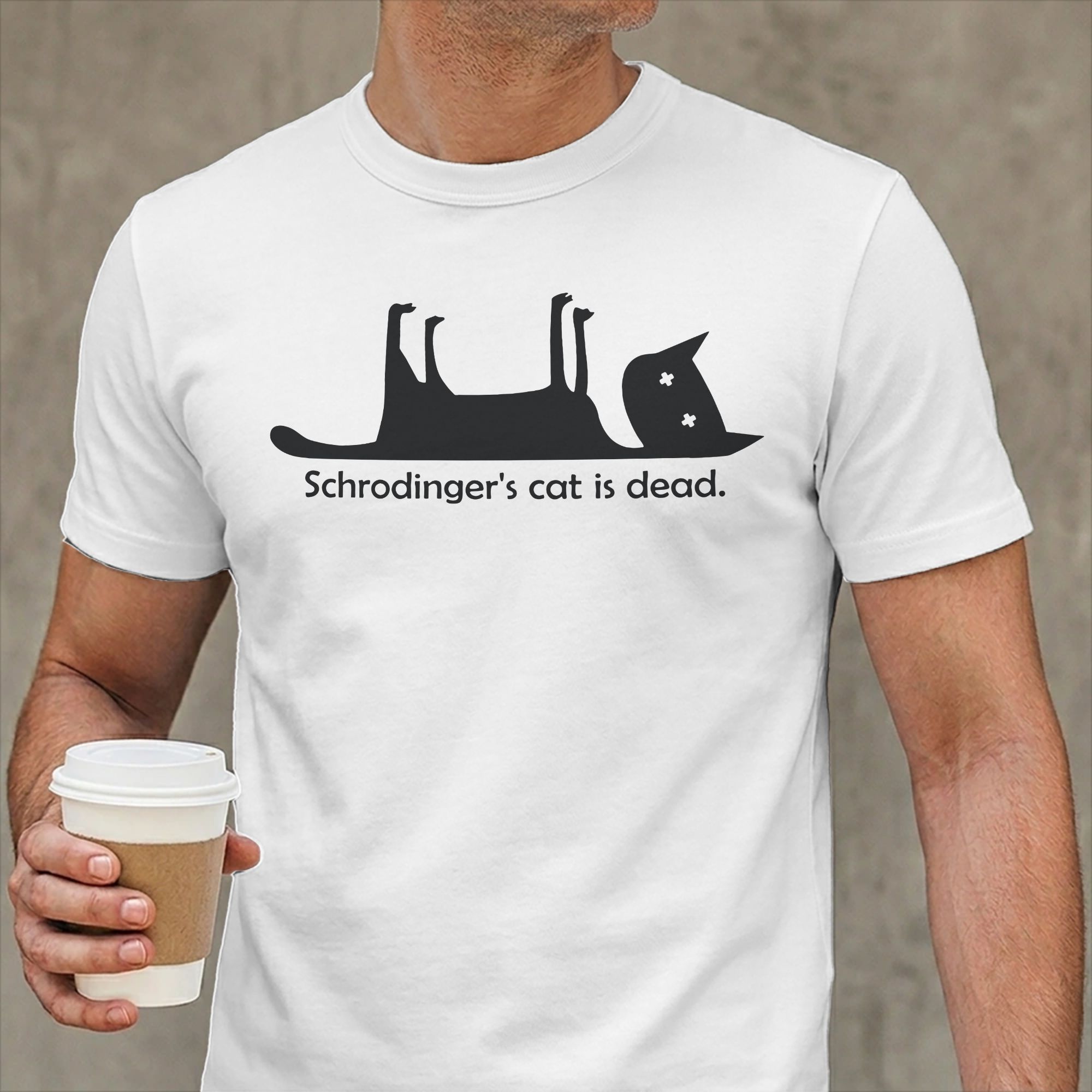 Schrodinger's Cat is Dead T-Sh - Summer Clothing Ideas Men incelemesi ve fiyatı