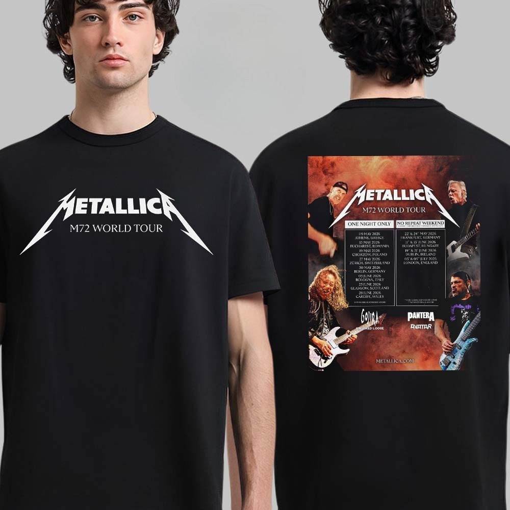 Metallica M72 World Tour Retur - Summer Clothing Europe incelemesi ve fiyatı