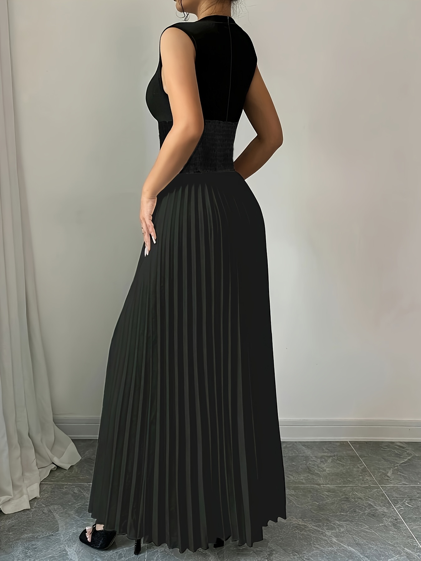 Black Women's Oversized Woven  - Summer Clothing For 70 Year Old Woman incelemesi ve fiyatı