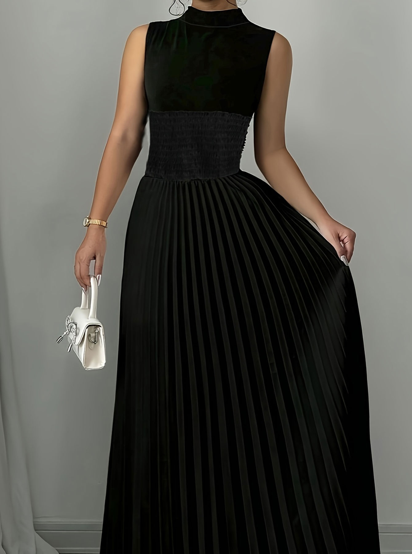 Black Women's Oversized Woven  - Summer Clothing For 70 Year Old Woman incelemesi ve fiyatı