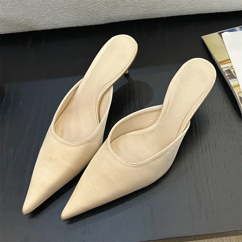 Aneikeh Sexy Pointed Toe Mules - Quality Summer Clothing incelemesi ve fiyatı