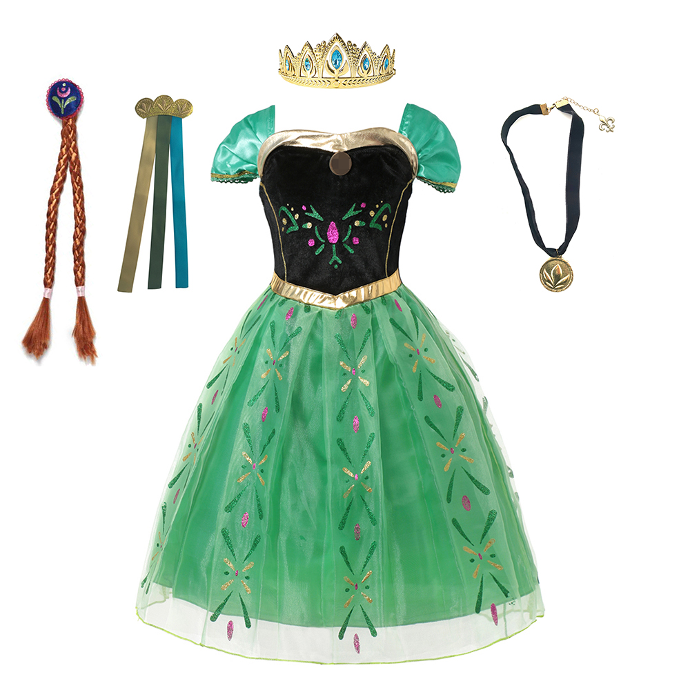 Anna Costume For Kids Girl Fan - Summer Dresses Yours Clothing incelemesi ve fiyatı