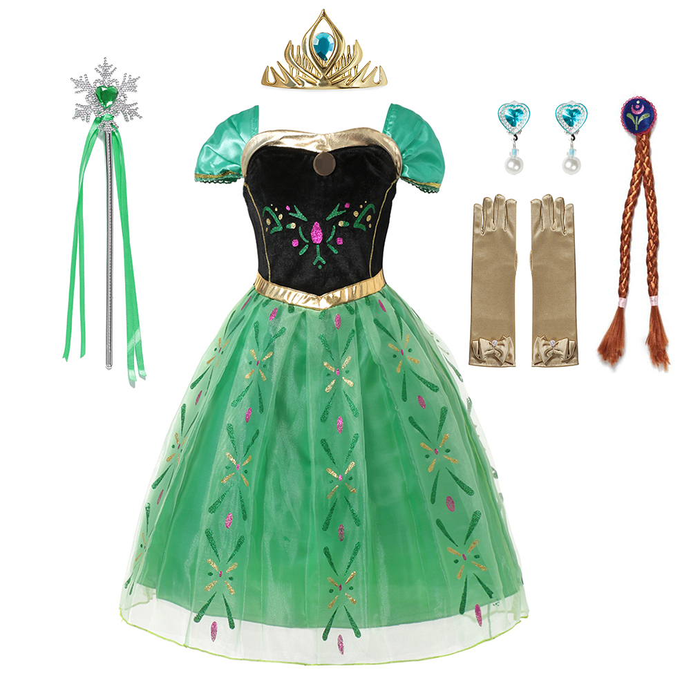 Anna Costume For Kids Girl Fan - Summer Dresses Yours Clothing incelemesi ve fiyatı