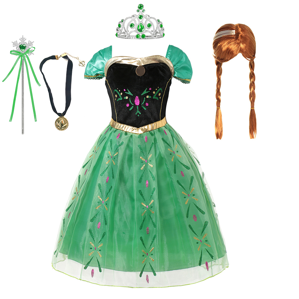 Anna Costume For Kids Girl Fan - Summer Dresses Yours Clothing incelemesi ve fiyatı