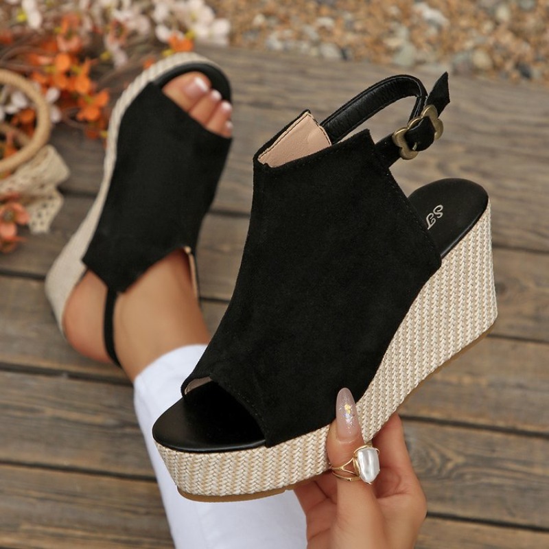 Women Sandals Summer Wedge Pla - Espadrille Sandal Women incelemesi ve fiyatı