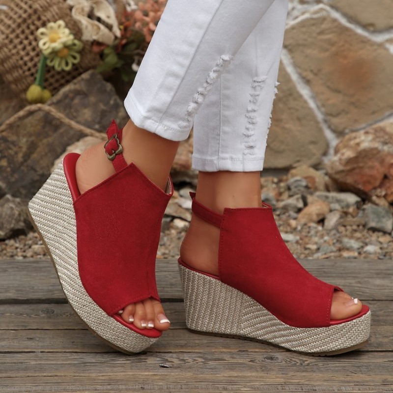 Women Sandals Summer Wedge Pla - Espadrille Sandal Women incelemesi ve fiyatı