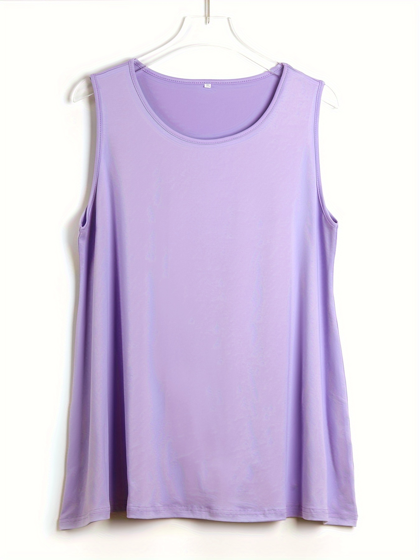 Plus Size Simple Solid Tank To - Halter Neck Top incelemesi ve fiyatı