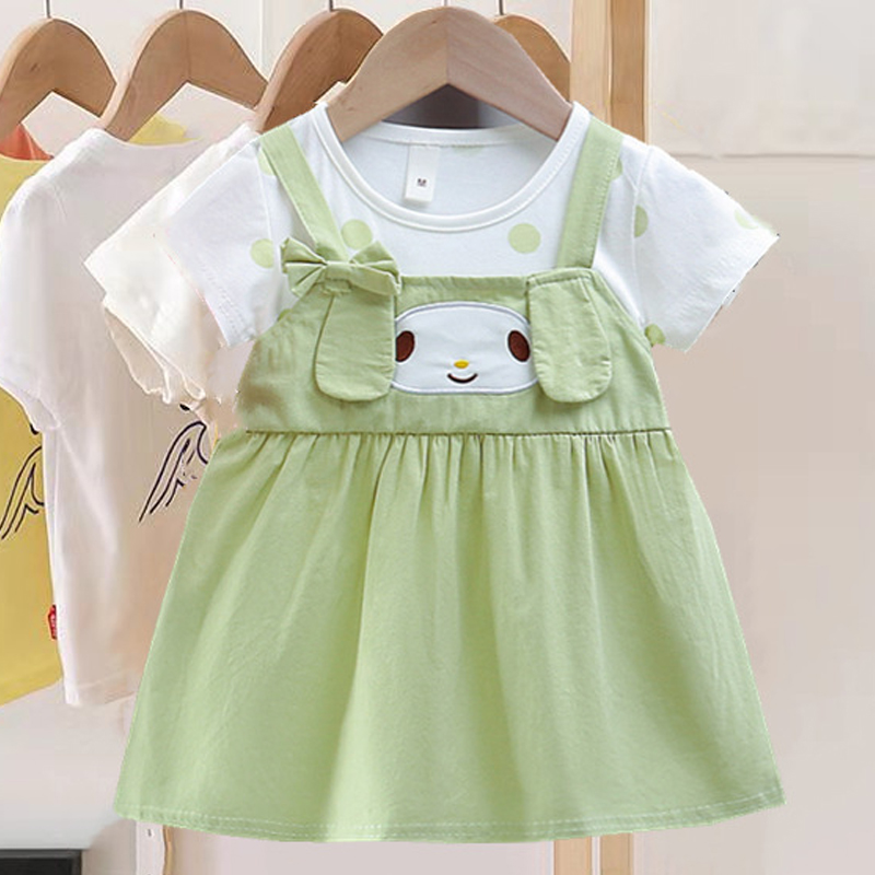 New Baby Girl Dress Cartoon Do - Summer Loving Kids Clothing incelemesi ve fiyatı
