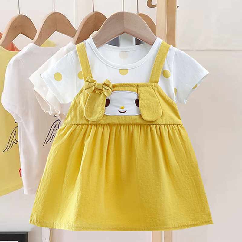 New Baby Girl Dress Cartoon Do - Summer Loving Kids Clothing incelemesi ve fiyatı
