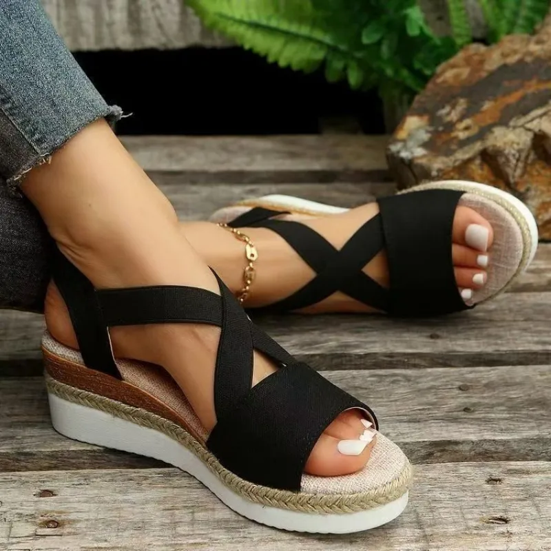 Women's Platform Wedge Sandals - Espadrille Sandal Women incelemesi ve fiyatı