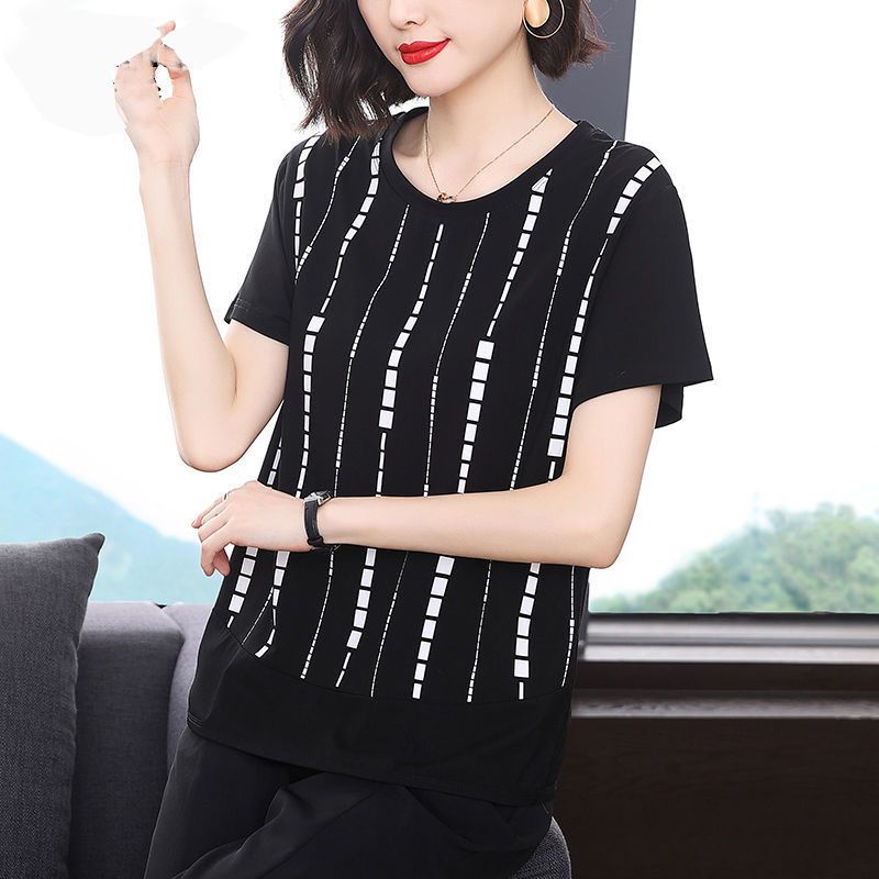 Leisure Elegant Fashion Round  - Summer Clothing For 70 Year Old Woman incelemesi ve fiyatı