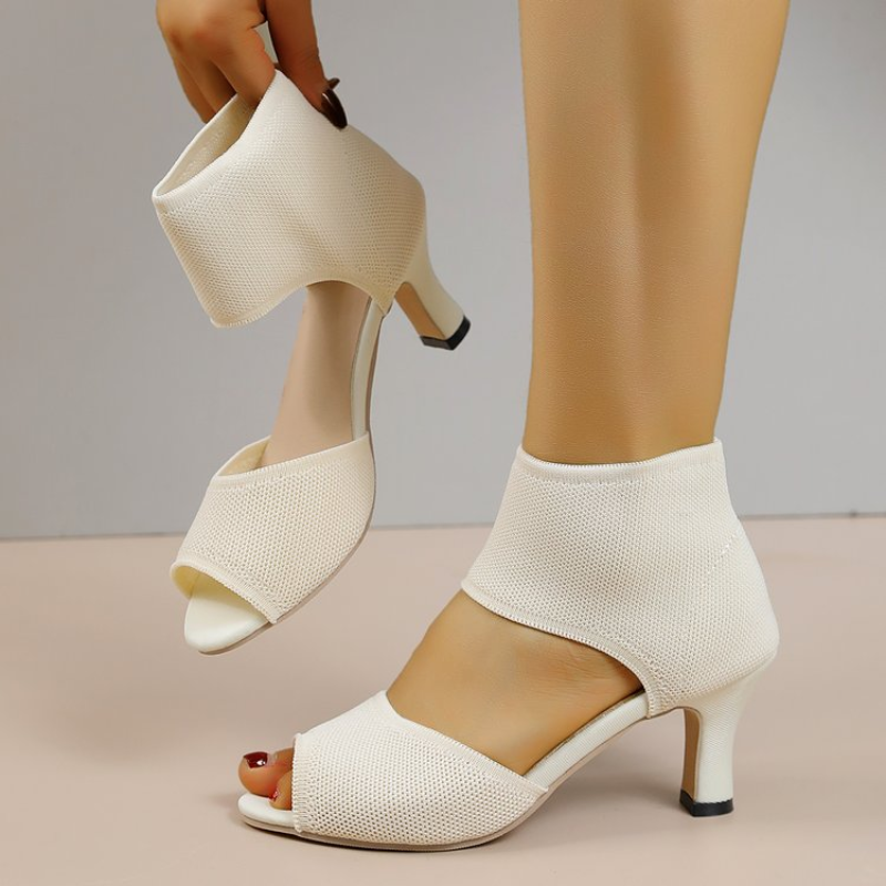 Summer New Peep Toe High Heel  - Summer Clothing Fabric incelemesi ve fiyatı