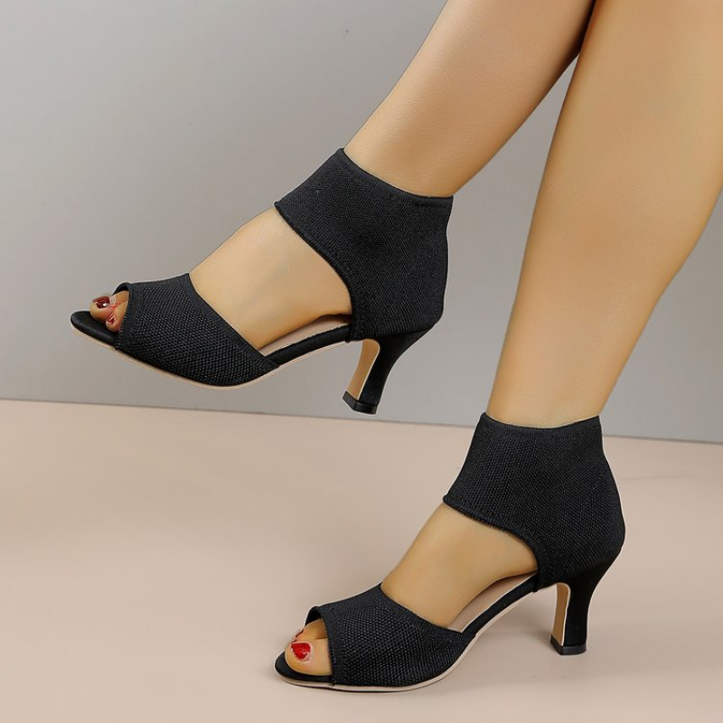 Summer New Peep Toe High Heel  - Summer Clothing Fabric incelemesi ve fiyatı