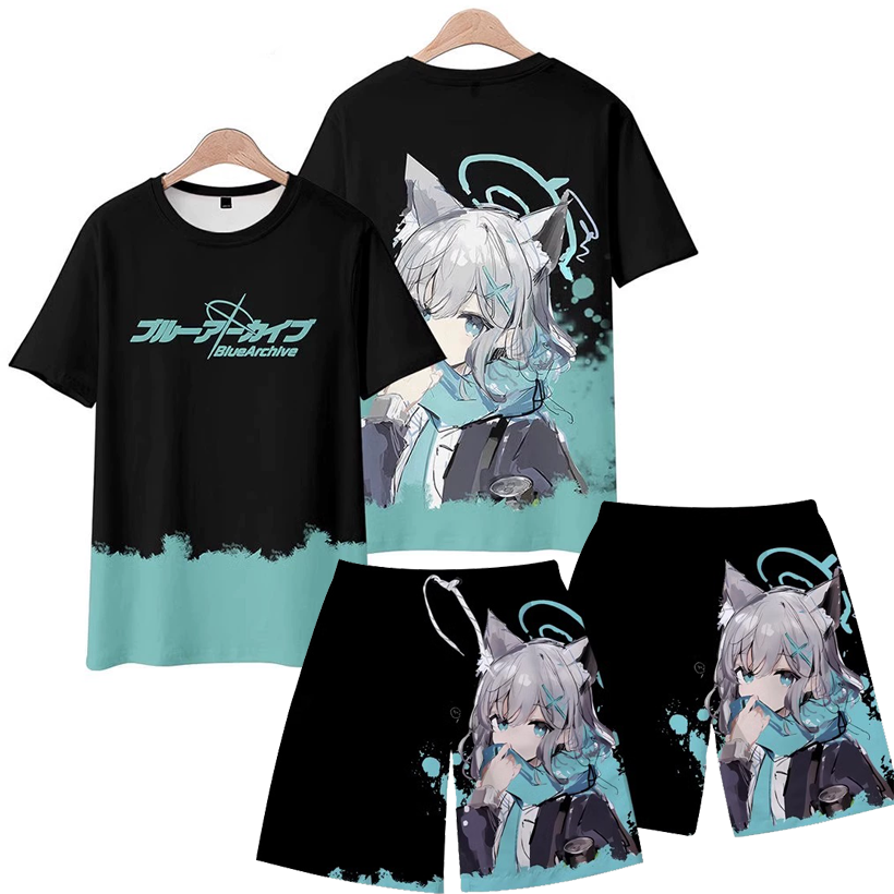 Men's Suits Anime Blue Archive - Summer Clothing For Young Men incelemesi ve fiyatı
