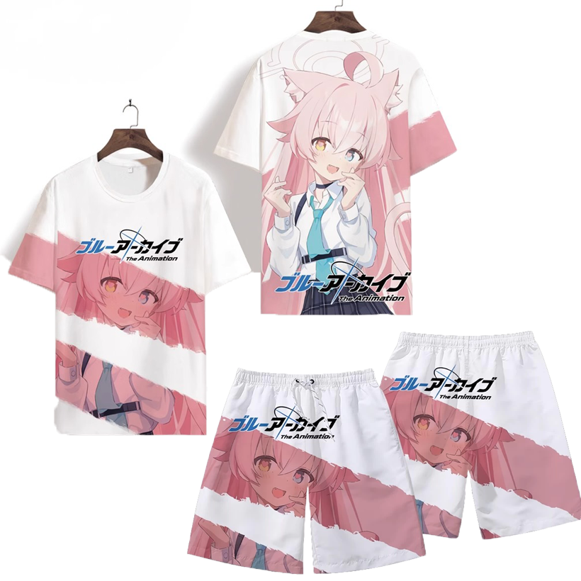 Men's Suits Anime Blue Archive - Summer Clothing For Young Men incelemesi ve fiyatı