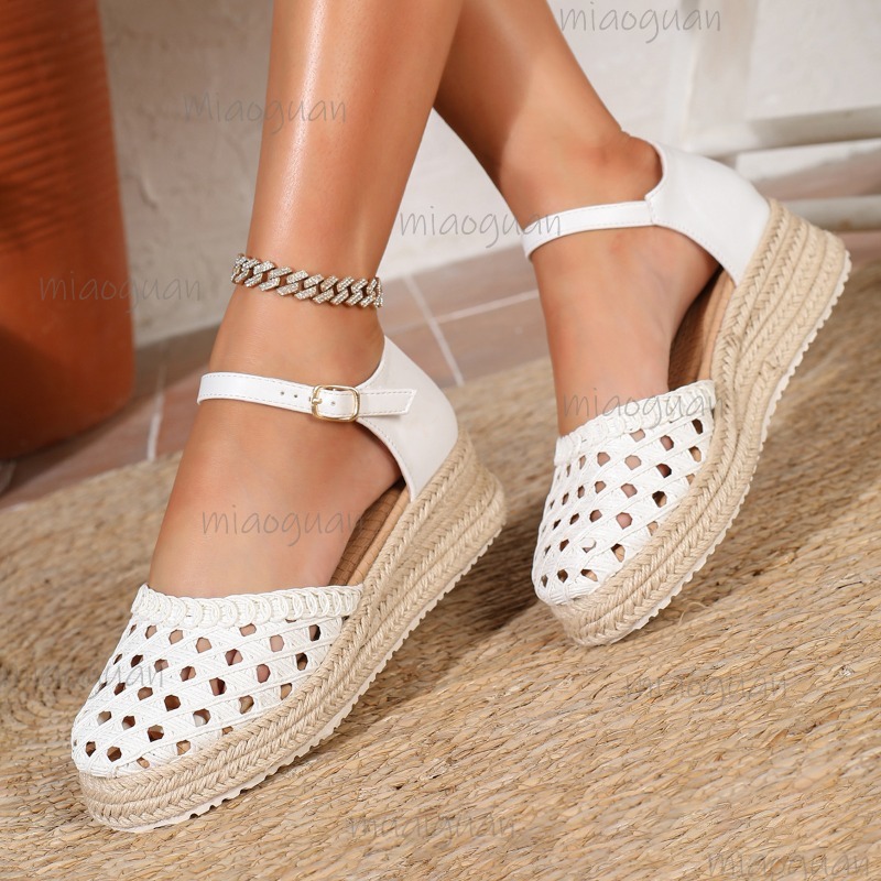 Boho Women's Hollow Out Woven  - Espadrille Sandal Women incelemesi ve fiyatı