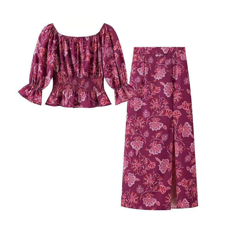Women's Fashion Printed Off-Sh - Off Shoulder Blouse incelemesi ve fiyatı