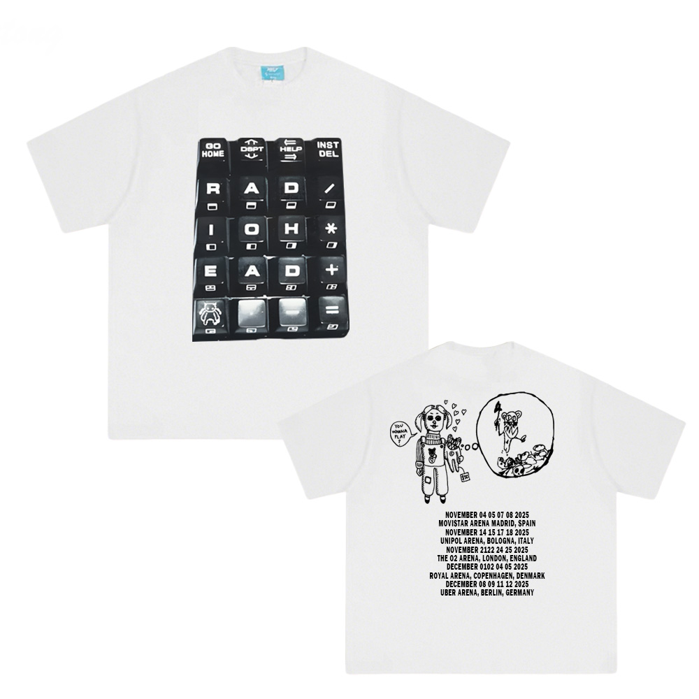2026 Black Tour T-shirt Radioh - Summer Clothing Websites incelemesi ve fiyatı