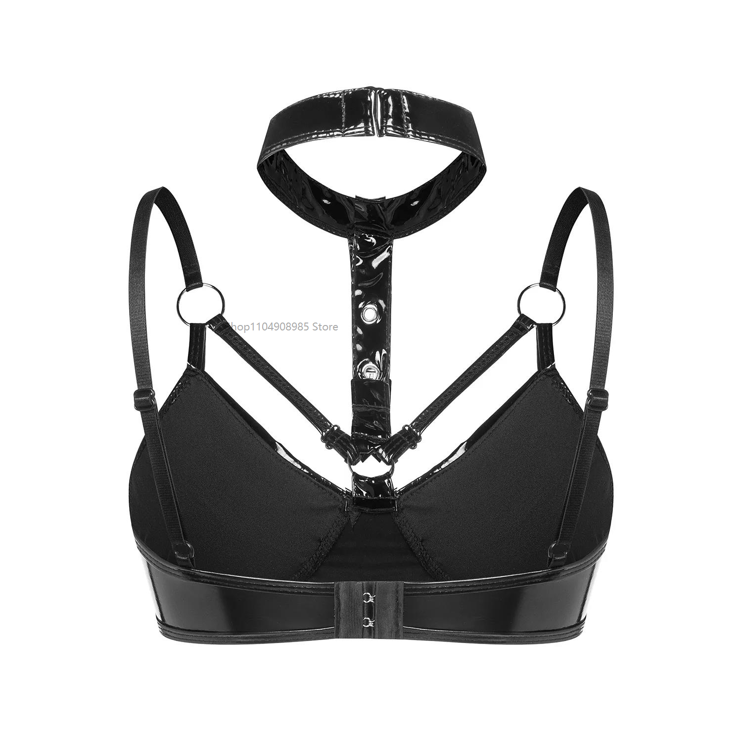 Black/Red Women's Sexy Halter  - Halter Neck Top incelemesi ve fiyatı