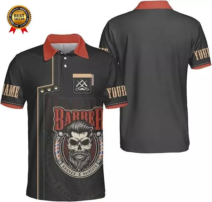 2025 Barber Short Sleeve Polo  - Summer Clothing Name incelemesi ve fiyatı