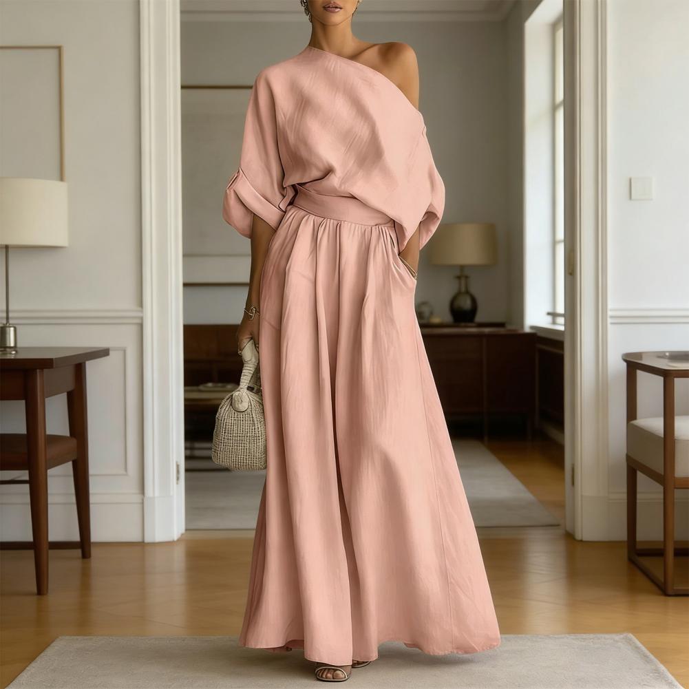 Women Blouse Pants Set Elegant - Off Shoulder Blouse incelemesi ve fiyatı