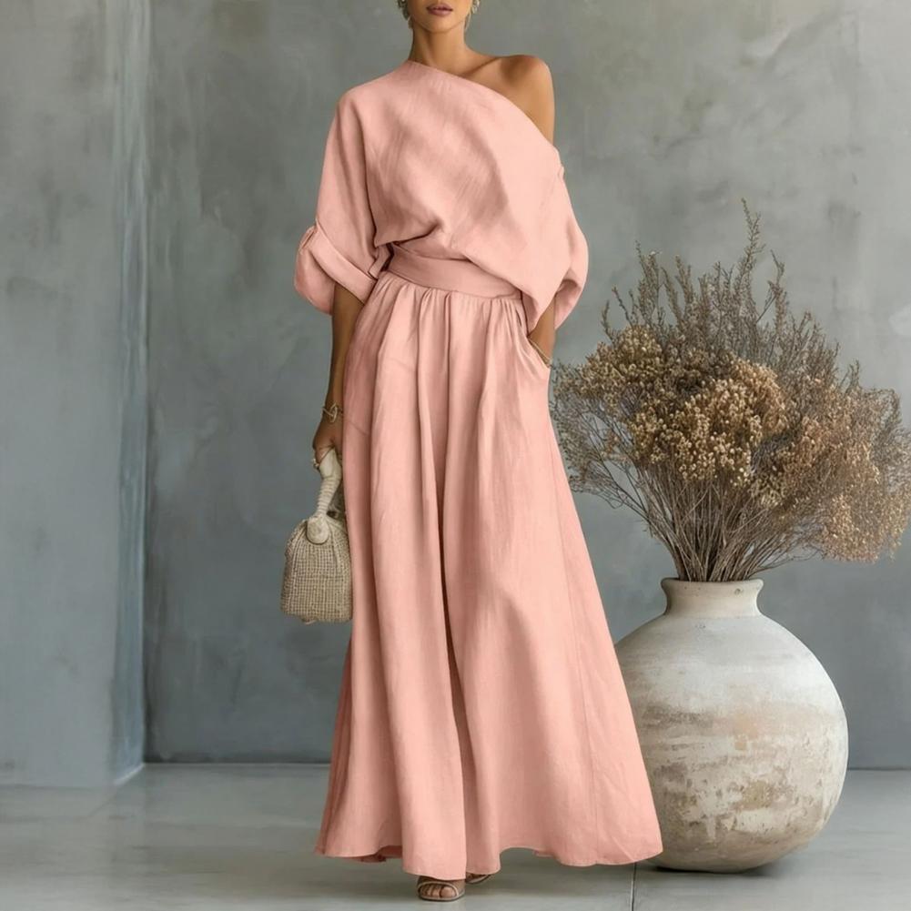 Women Blouse Pants Set Elegant - Off Shoulder Blouse incelemesi ve fiyatı