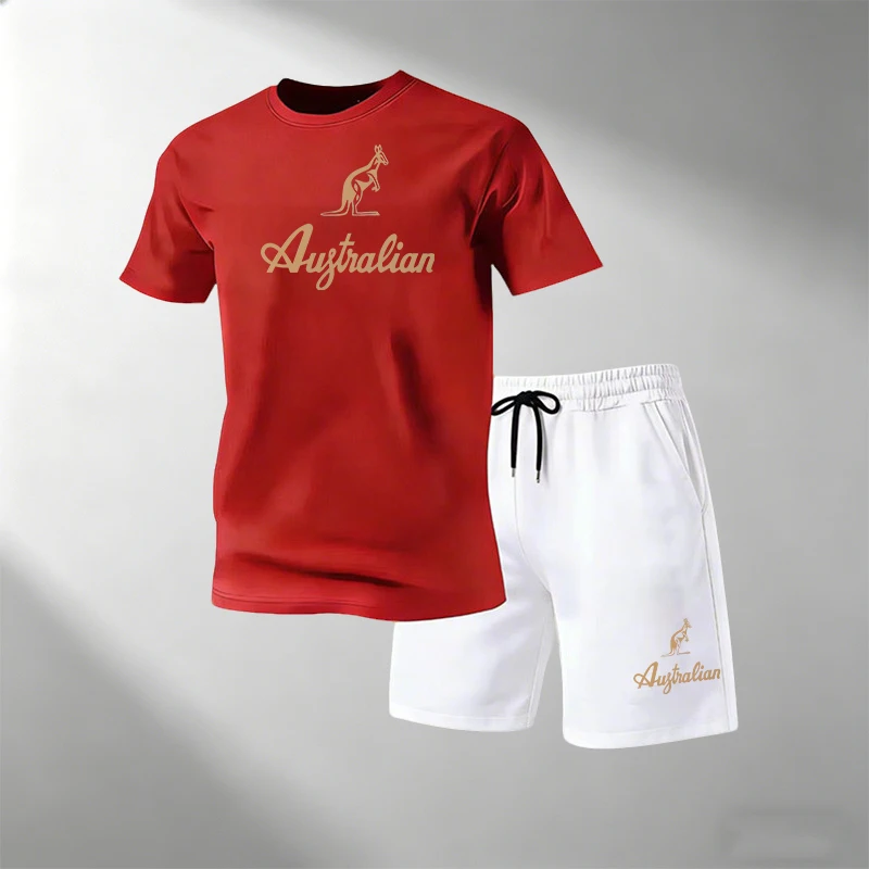 Men's Fitness T-Shirts Sets Br - Summer Clothing For Young Men incelemesi ve fiyatı