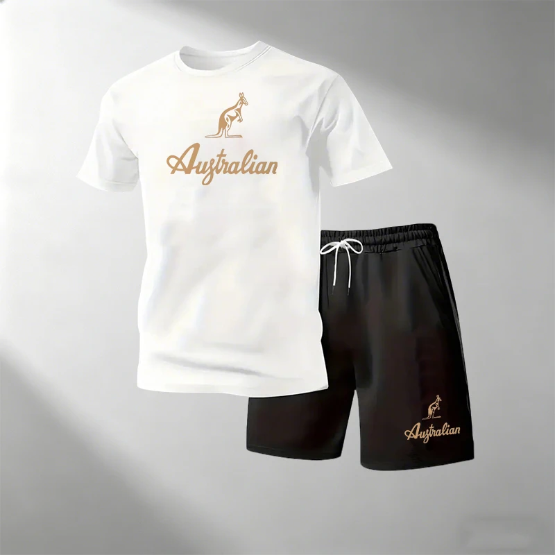 Men's Fitness T-Shirts Sets Br - Summer Clothing For Young Men incelemesi ve fiyatı