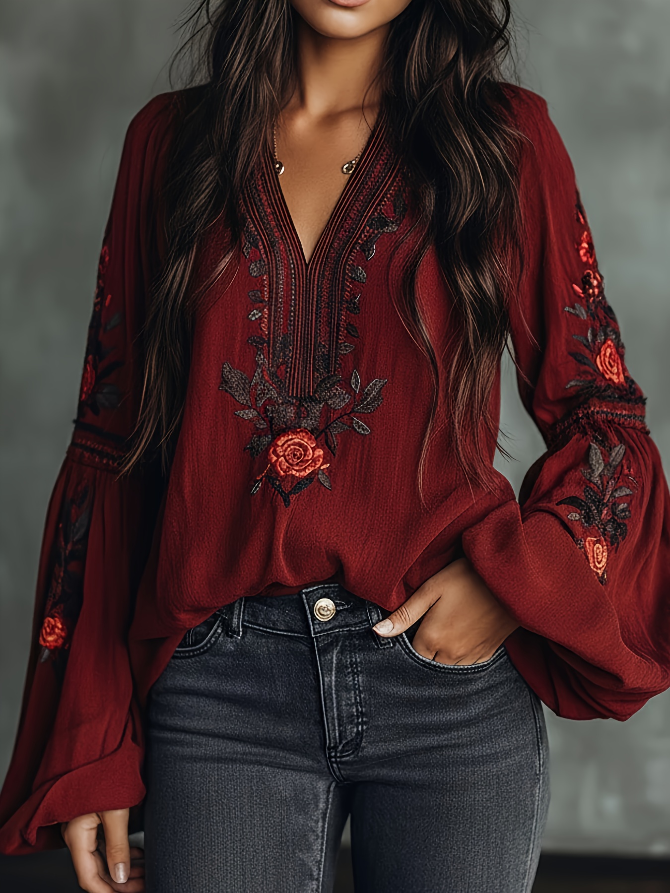 Women‘s Spring Blouse Retro Em - Off Shoulder Blouse incelemesi ve fiyatı