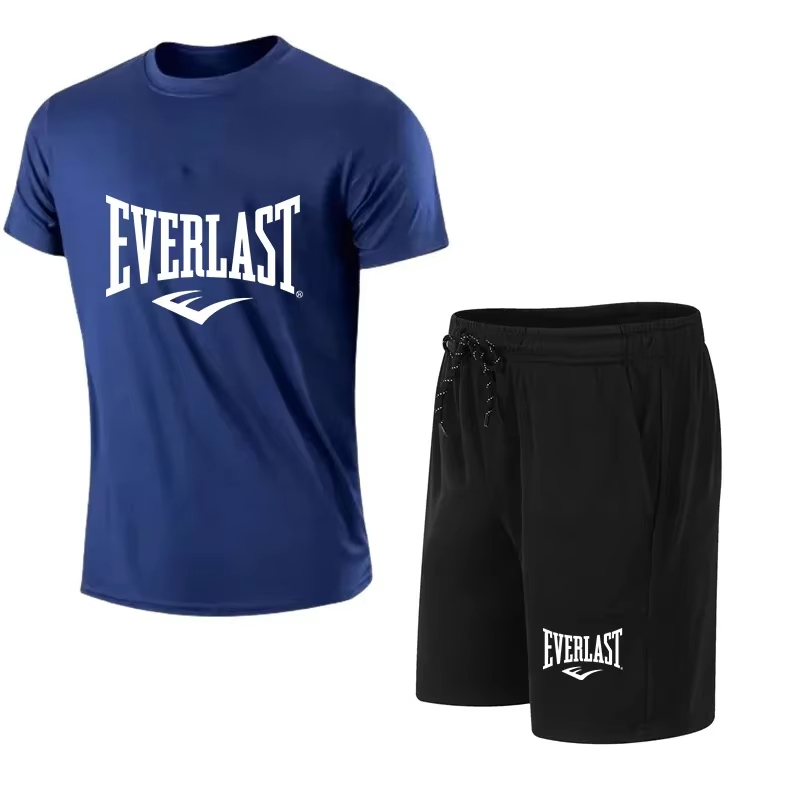 EVERLAST Men's T-shirt + Short - Summer Clothing For Young Men incelemesi ve fiyatı
