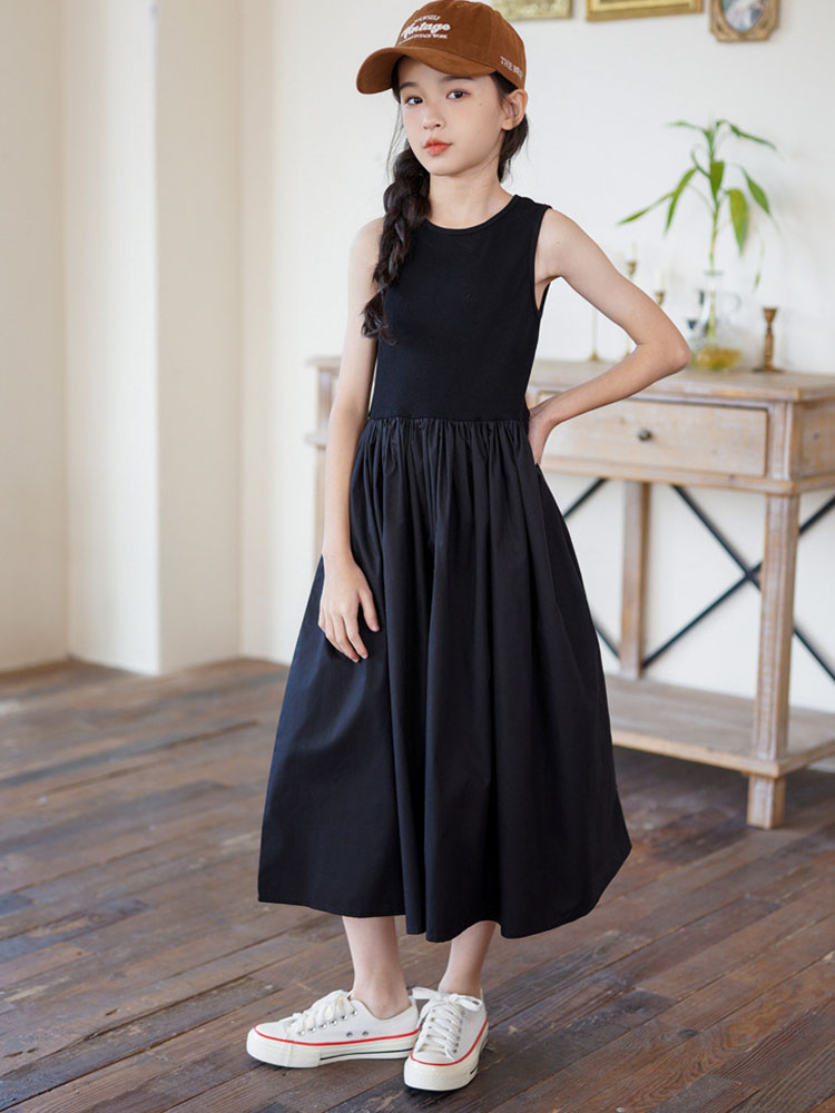Maxi Long Dress For Little Gir - Summer Clothing Teen Girls incelemesi ve fiyatı