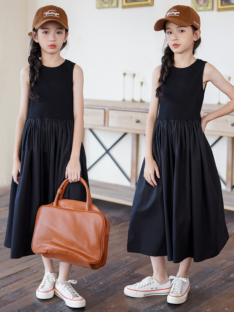 Maxi Long Dress For Little Gir - Summer Clothing Teen Girls incelemesi ve fiyatı