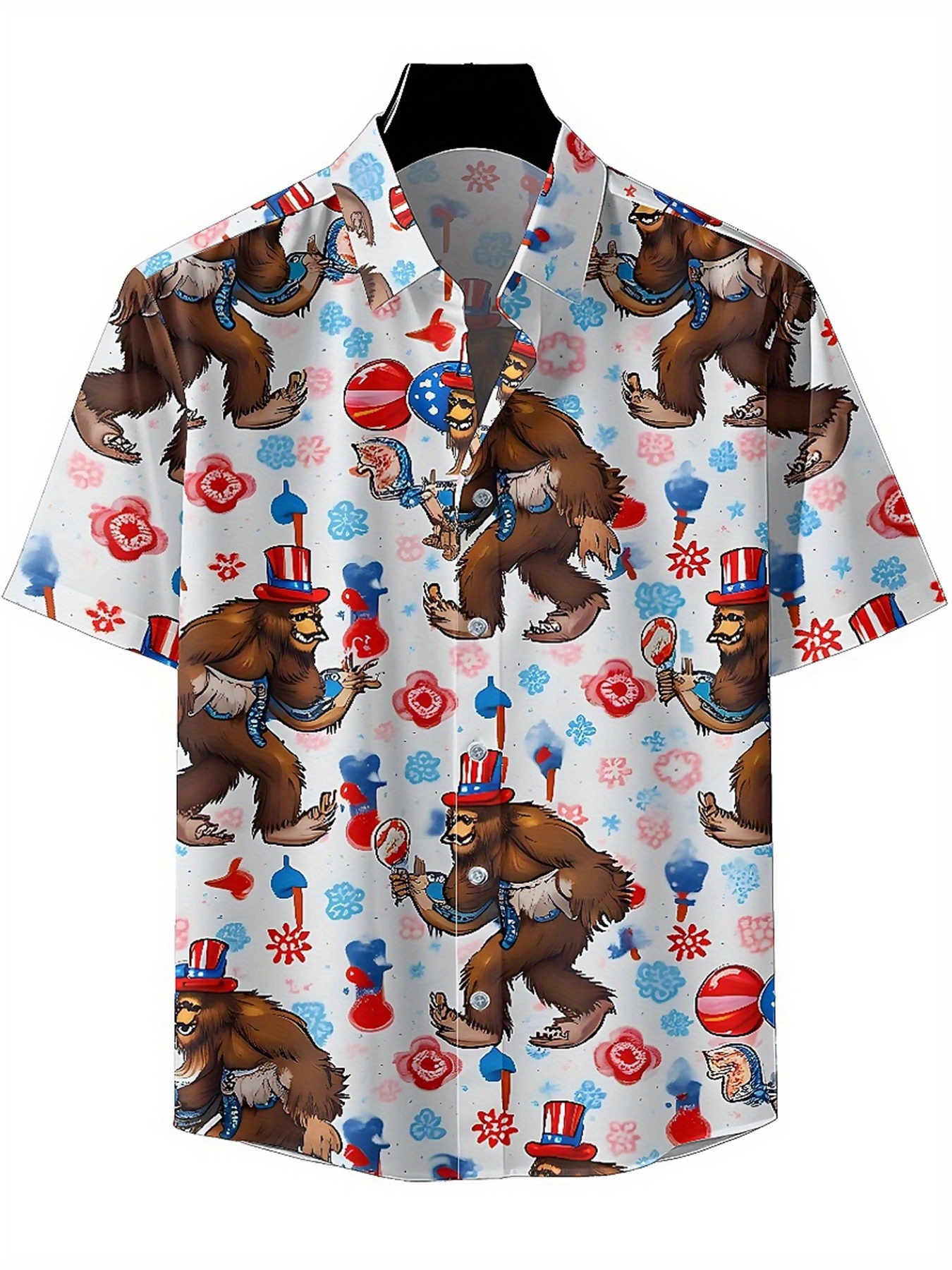 Men's Plus Size Hawaiian Shirt - Beach Shirt Hawaiian incelemesi ve fiyatı