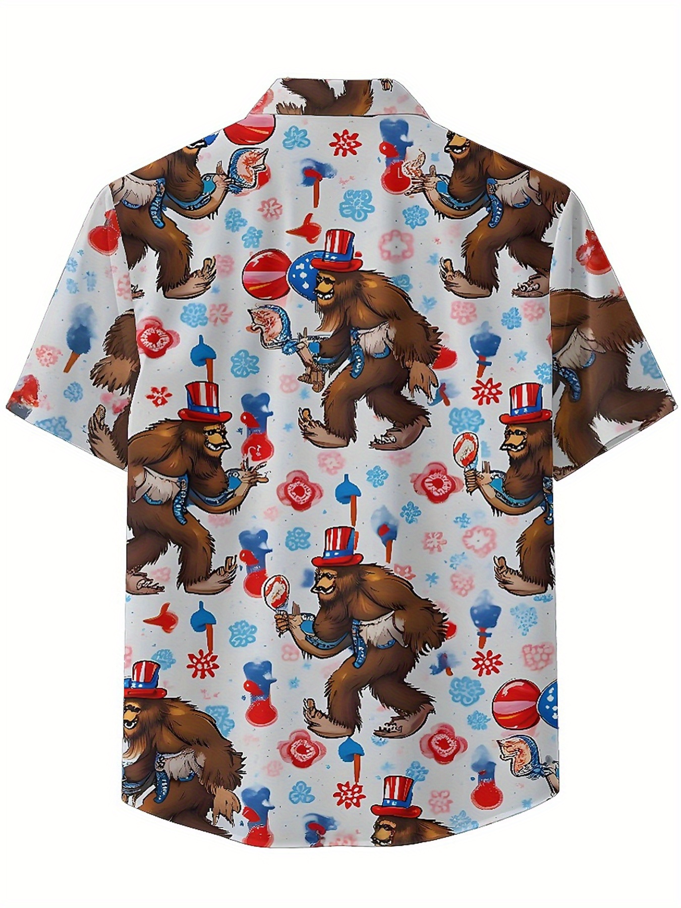 Men's Plus Size Hawaiian Shirt - Beach Shirt Hawaiian incelemesi ve fiyatı