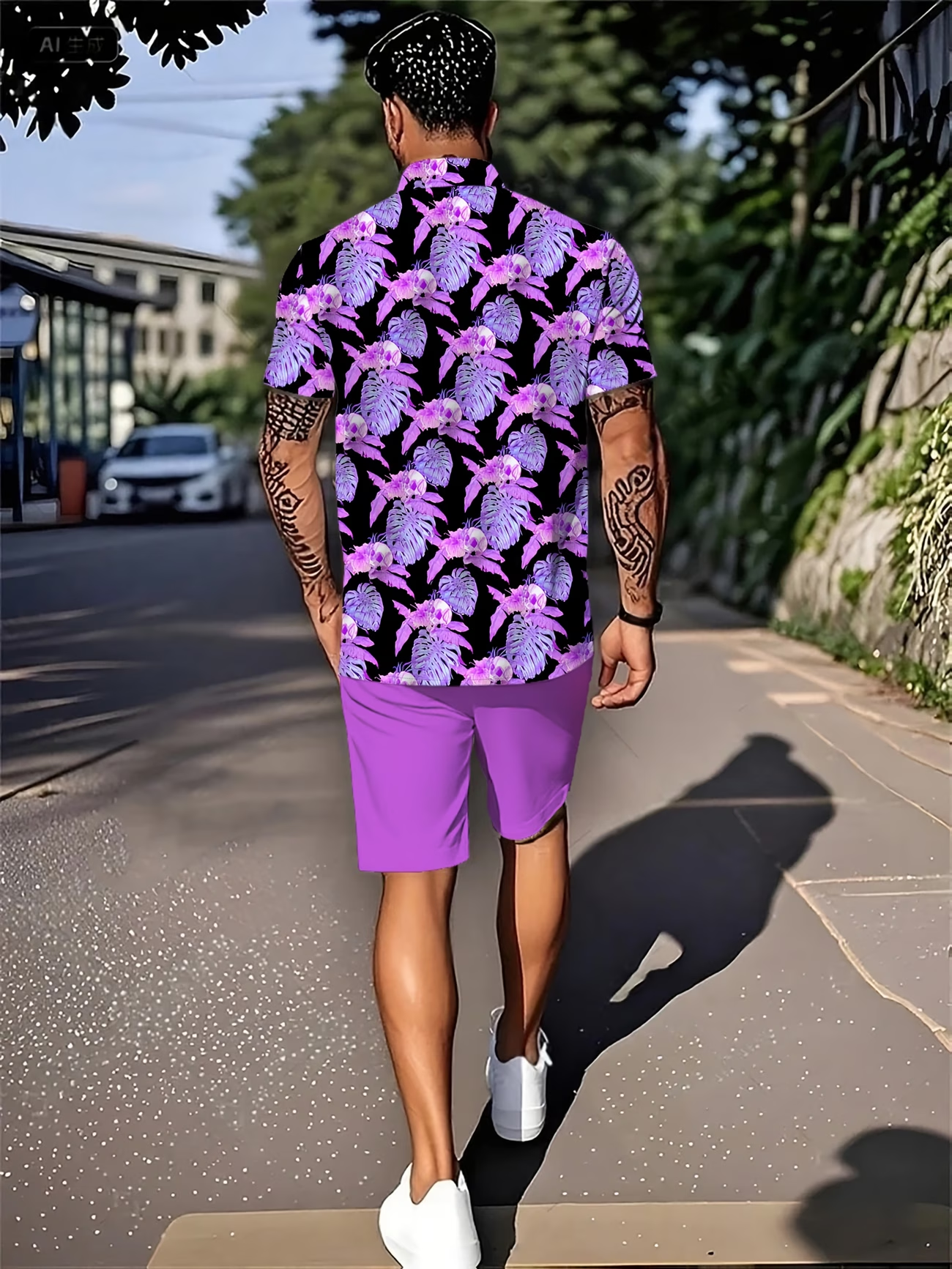 2026 New Men's 2 Piece Outfit  - Beach Shirt Hawaiian incelemesi ve fiyatı