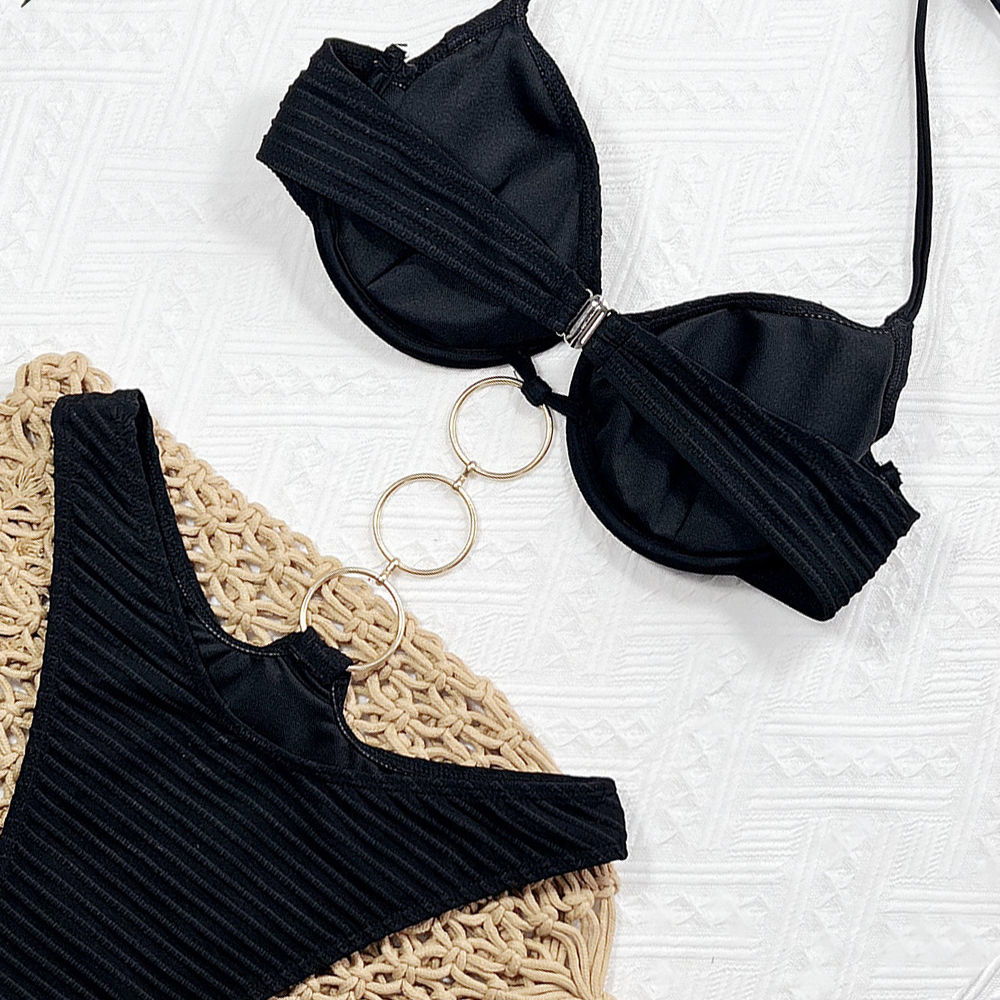 Women's Solid Color Lace Up Th - Swimsuit One Piece incelemesi ve fiyatı