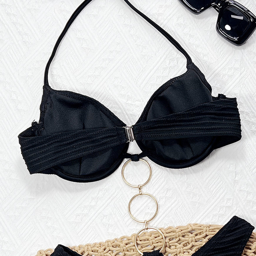 Women's Solid Color Lace Up Th - Swimsuit One Piece incelemesi ve fiyatı