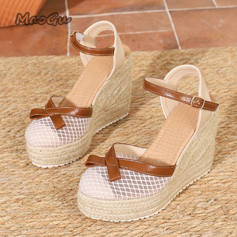 Size42 Women's Mesh Bow Espadr - Espadrille Sandal Women incelemesi ve fiyatı