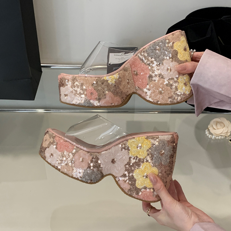 13CM Wedge Heels Women Platfor - Summer Clothing Fabric incelemesi ve fiyatı