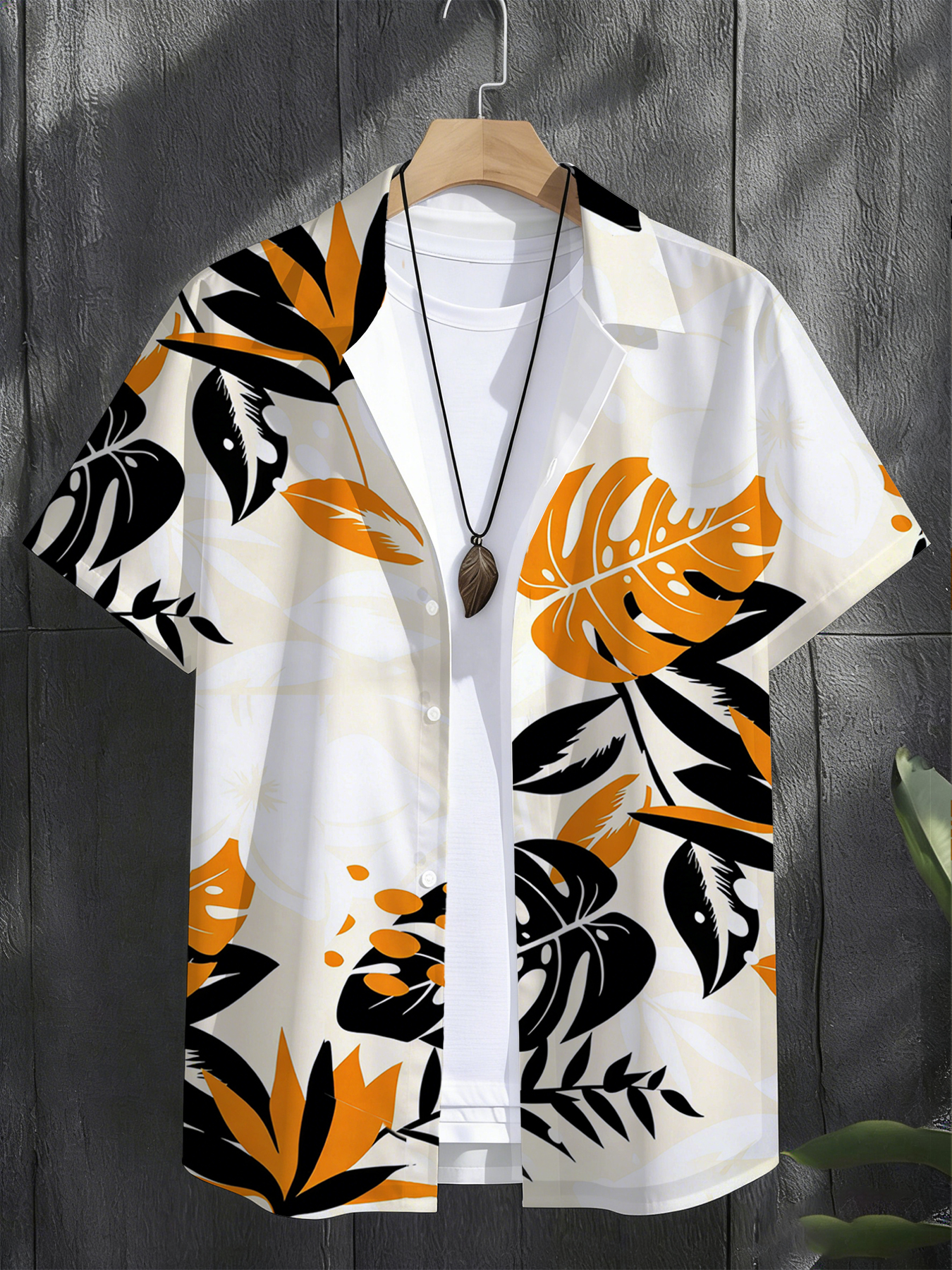 Summer Men's Casual Hawaiian S - Beach Shirt Hawaiian incelemesi ve fiyatı