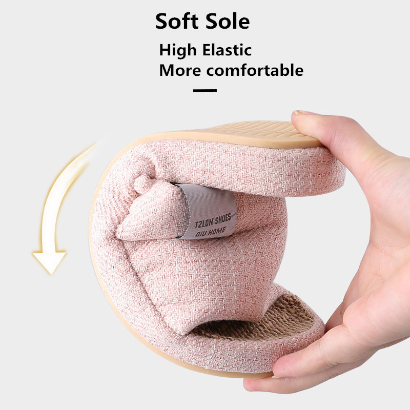 Men's Breathable Linen Slipper - Summer Clothing Fabric incelemesi ve fiyatı