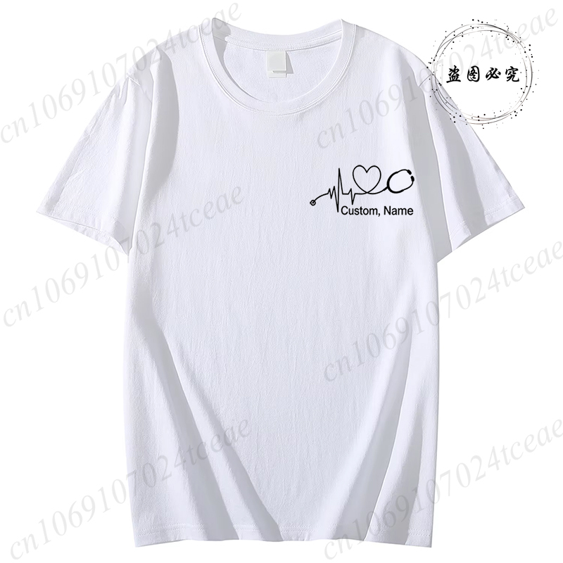 Custom Name Nurse Shirt Stetho - Summer Clothing Name incelemesi ve fiyatı